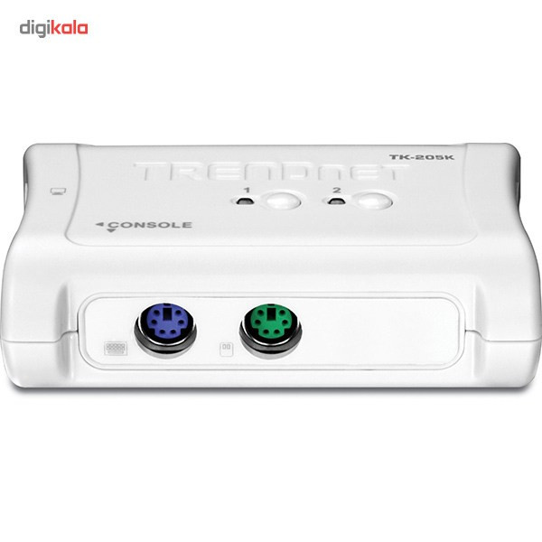 قیمت و خرید سوییچ KVM دو پورت ترندنت مدل TK205K