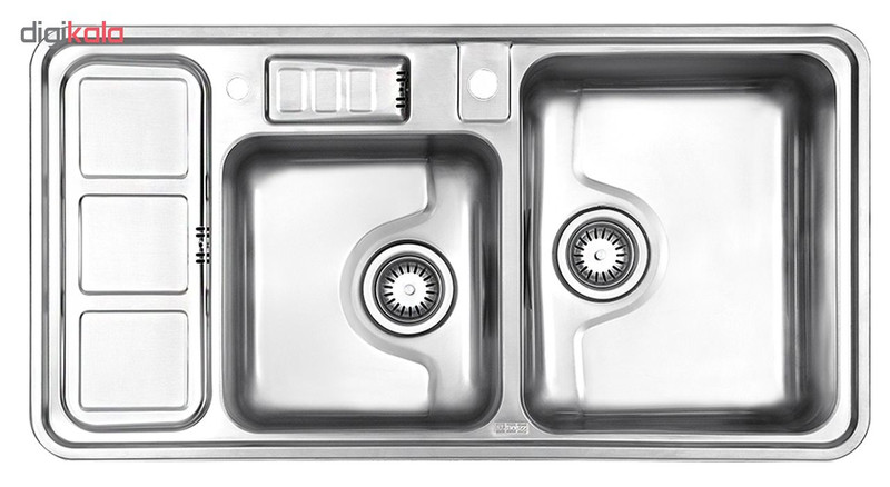 سینک استیل البرز کد 813 توکار سینک استیل البرز کد 813 توکار