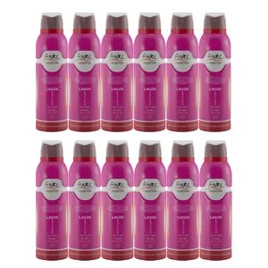 اسپری خوشبو کننده بدن زنانه آنیکا مدل Lagos touch of pink حجم 200 میلی لیتر مجموعه 12 عددی