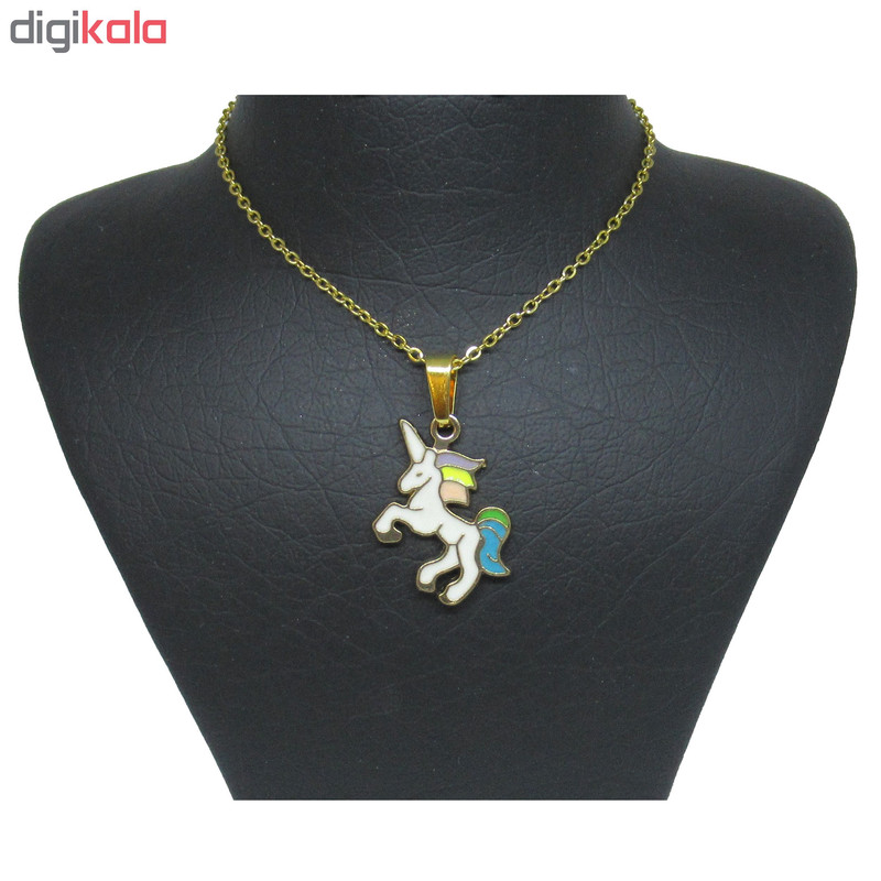 گردنبند دخترانه طرح تک شاخ کد ۸۰۰ گردنبند دخترانه طرح تک شاخ کد ۸۰۰