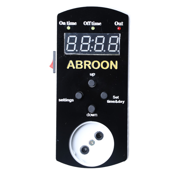 پریز تایمر دار آبرون مدل AKB-MP01