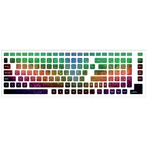 برچسب حروف فارسی کیبورد سیب طرح Galaxy کد 5