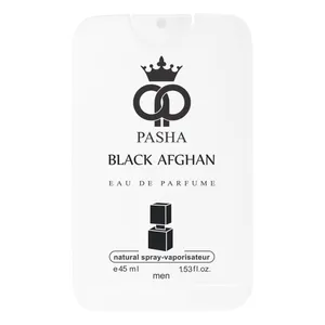 عطر جیبی مردانه پاشا مدل BLACK AFGHAN حجم 45 میلی لیتر