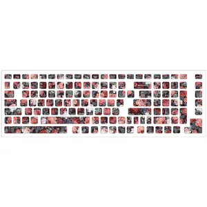 برچسب حروف فارسی کیبورد سیب طرح Camellia کد 69