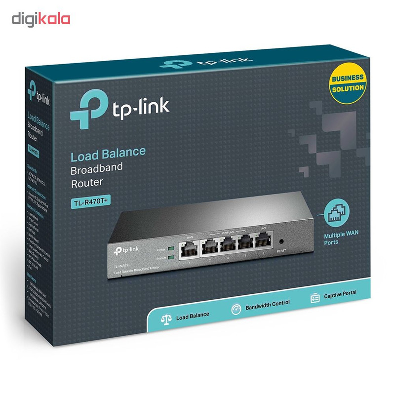 روتر و متعادل کننده پهنای باند تی پی-لینک مدل TL-R470T Plus 2