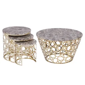 میز پذیرایی مدل پالمیرا کد 033 مجموعه 4 عددی