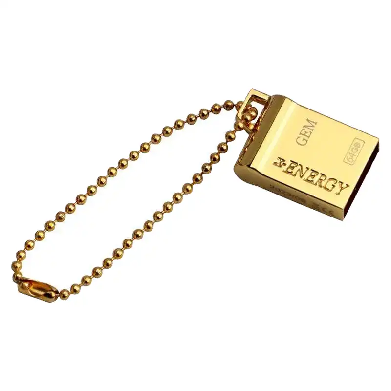 فلش مموری ایکس-انرژی مدل GOLDEN GEM ظرفیت ۶۴ گیگابایت
