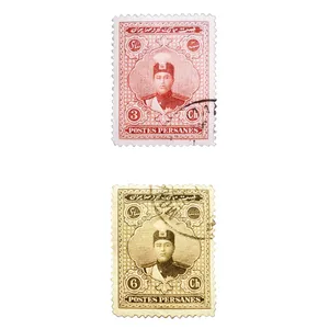 تمبر یادگاری مدل قاجار احمدی کد ZB2 مجموعه 2 عددی