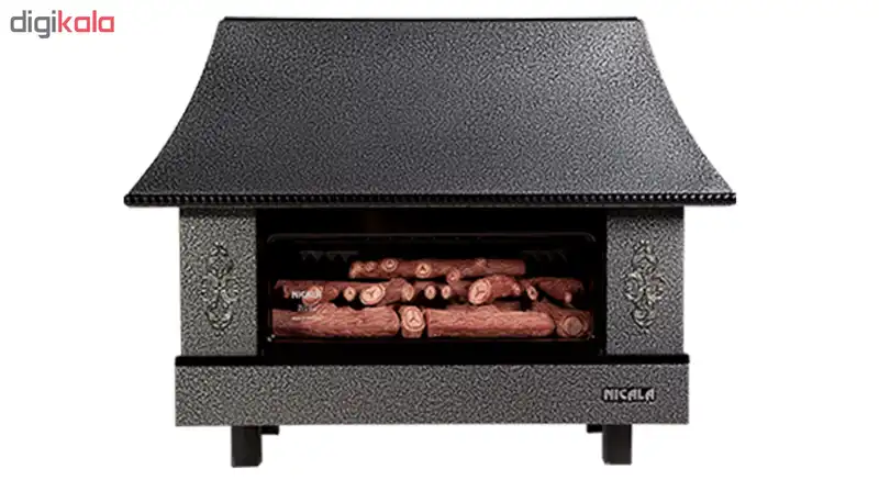 بخاری گازی نیک کالا طرح شومینه مدل سیمین کد MC-26