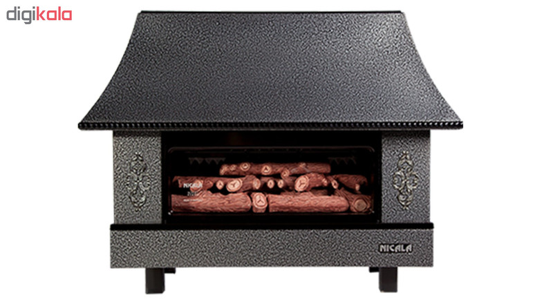 بخاری گازی نیک کالا طرح شومینه مدل سیمین کد MC-26