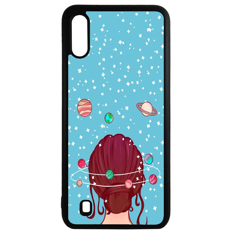 کاور طرح دختر کد 43185 مناسب برای گوشی موبایل سامسونگ galaxy a10