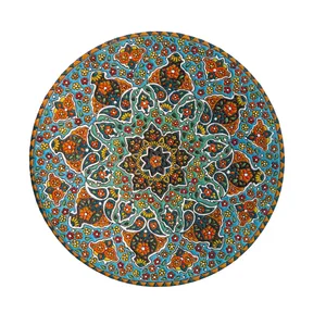 بشقاب میناکاری مدل plt-c-Bl02-30
