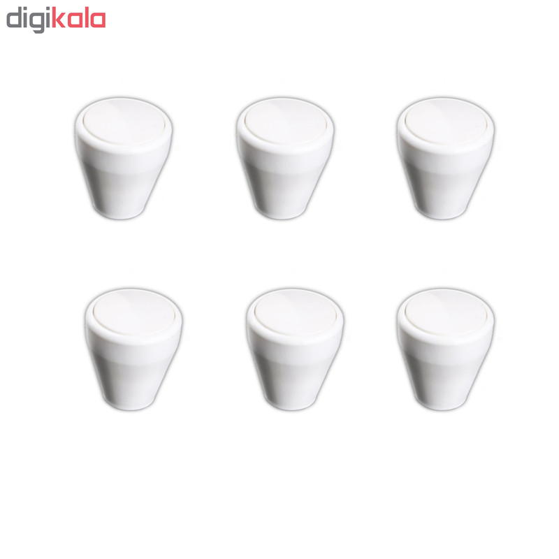 دستگیره کابینت پیسو کد B2W بسته 6 عددی
