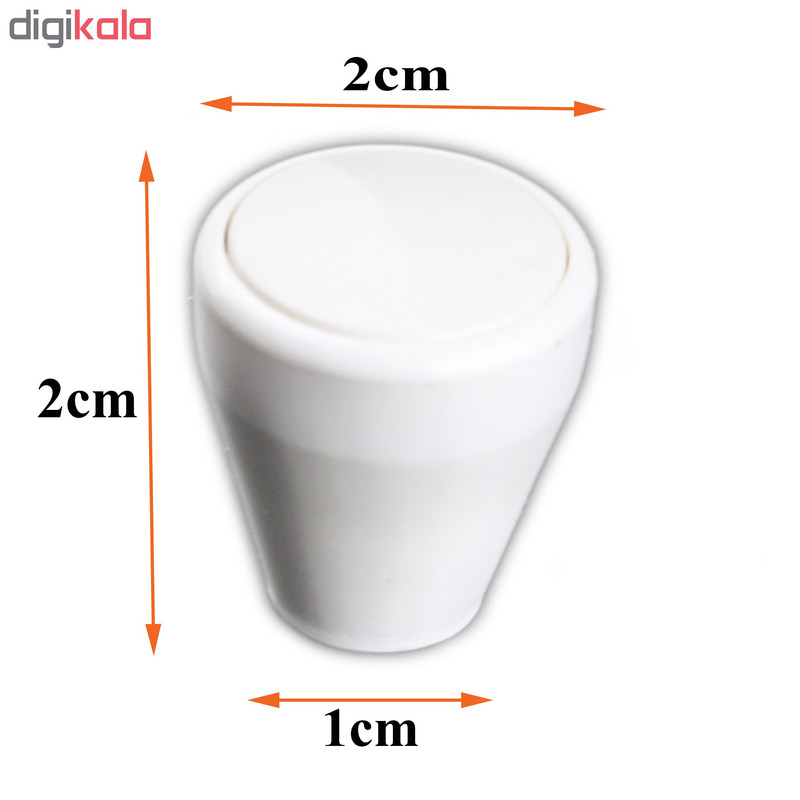 دستگیره کابینت پیسو کد B2W بسته 6 عددی