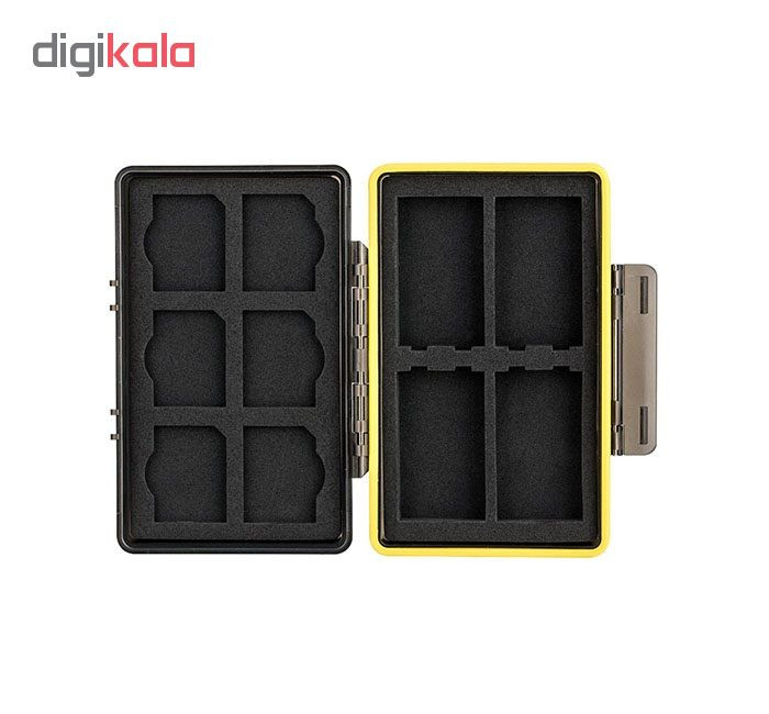 کیف محافظ باتری و کارت حافظه جی جی سی مدل BC-3SD6AA