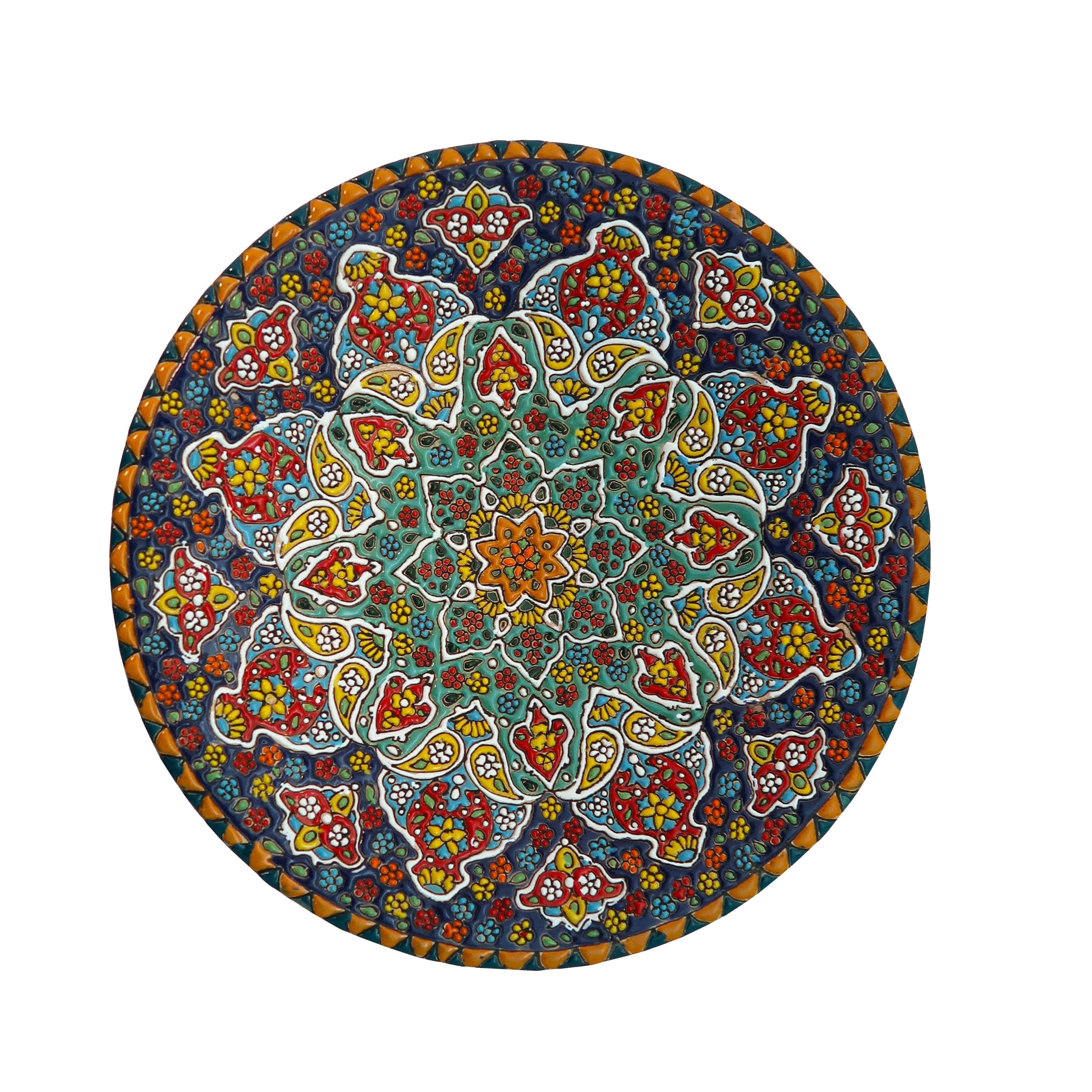 بشقاب میناکاری مدل Plt-c-DB05-30