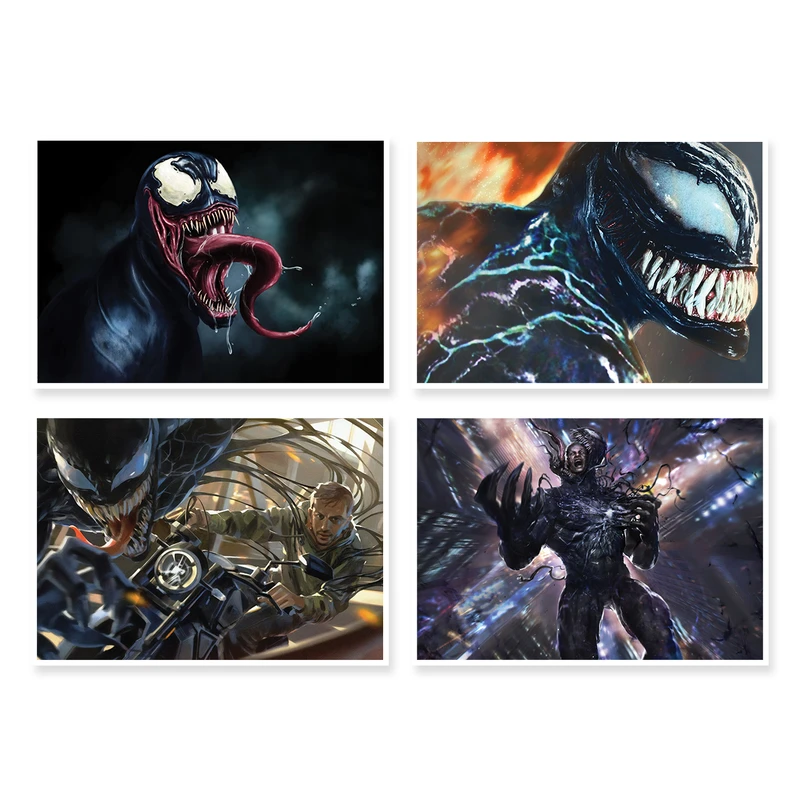 پوستر طرح Venom کد A-1162 مجموعه 4 عددی