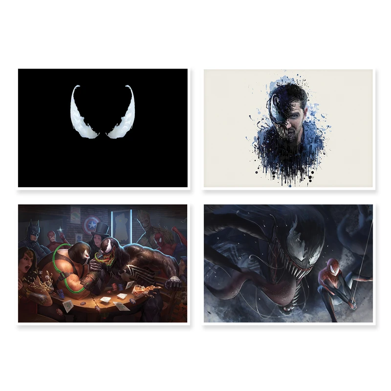 پوستر طرح Venom کد A-1171 مجموعه 4 عددی