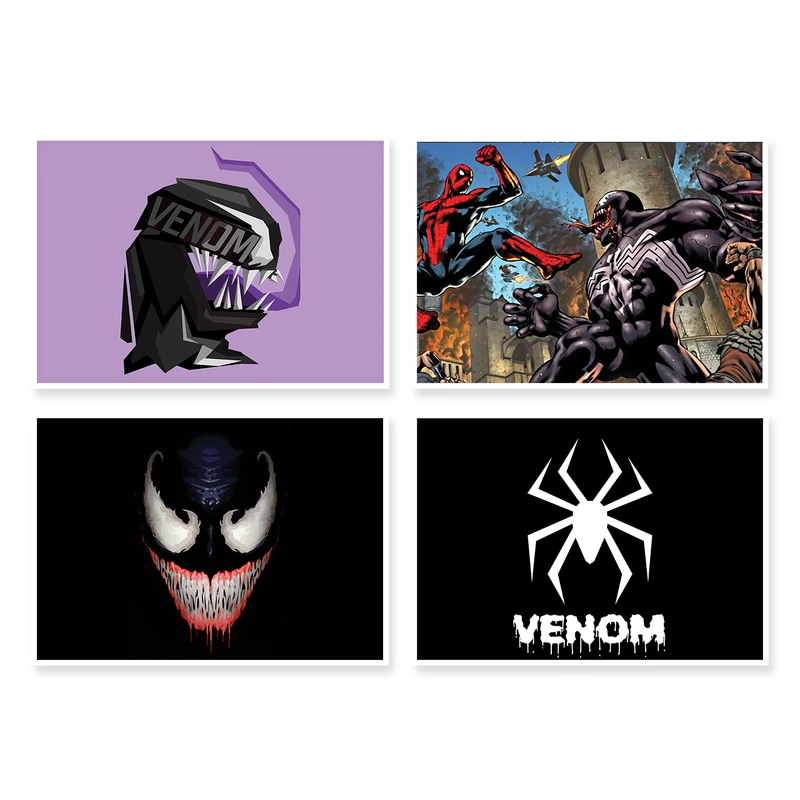 پوستر طرح Venom کد A-1172 مجموعه 4 عددی
