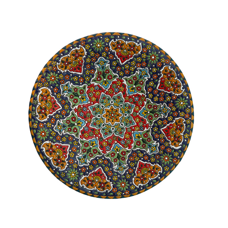 بشقاب میناکاری مدل Plt-c-Db09-30