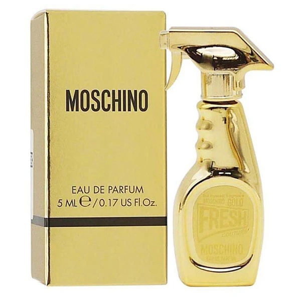 عطر جیبی زنانه ماسکینو مدل Gold Fresh Couture حجم 5 میلی لیتر