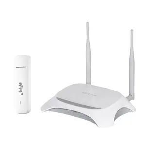 مودم 4G هوآوی مدل E3372 به همراه روتر تی پی لینک مدل TL-MR3420