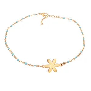 پابند زنانه طرح گل کد PA1139