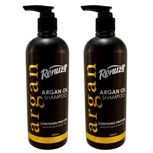 شامپو مو رینو زیت مدل ARGAN OIL حجم 400 میلی لیتر مجموعه 2 عددی