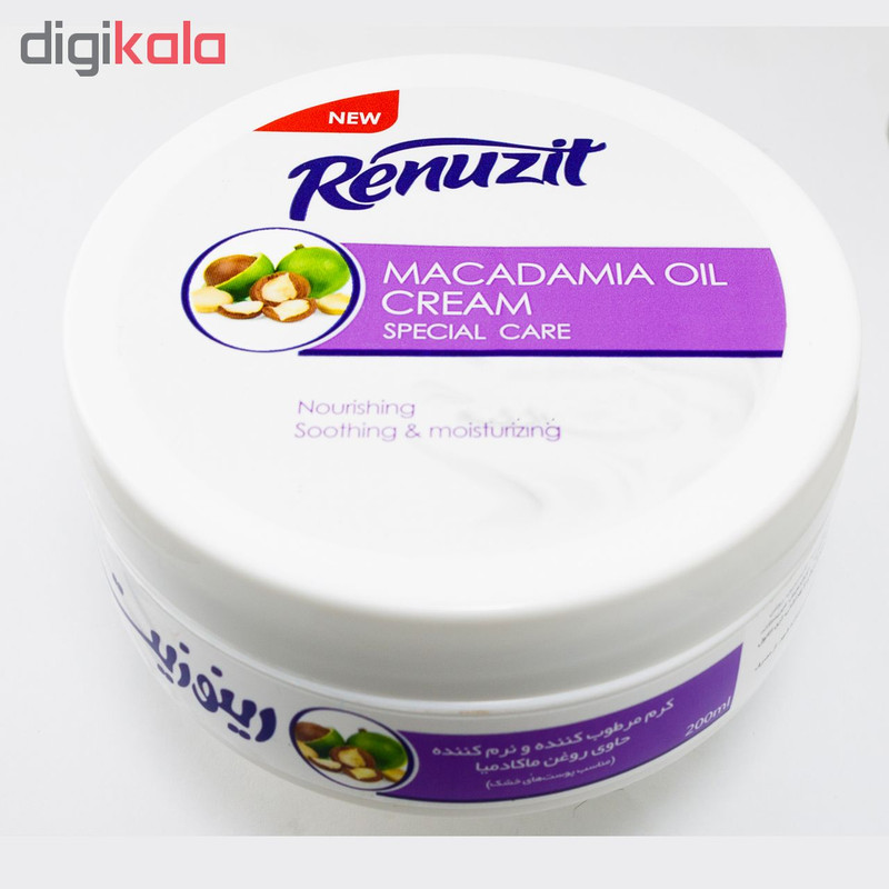 کرم مرطوب کننده رینو زیت مدل MACADAMIA OIL حجم 200 میلی لیتر کرم مرطوب کننده رینو زیت مدل MACADAMIA OIL حجم 200 میلی لیتر