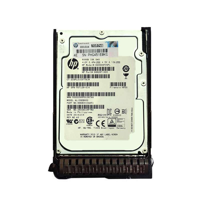 هارددیسک اینترنال اچ پی مدل EG0600FCSPL ظرفیت 600 گیگابایت هارددیسک اینترنال اچ پی مدل EG0600FCSPL ظرفیت 600 گیگابایت