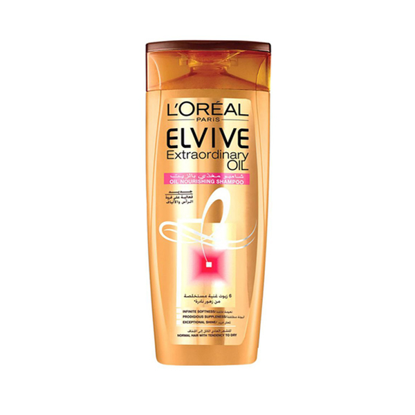 شامپو مو لورآل سری ELVIVE مدل EXTRAORDINARY OIL حجم 400 میلی لیتر