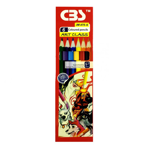 مدادرنگی 6 رنگ سی بی اس مدل jm-475-6
