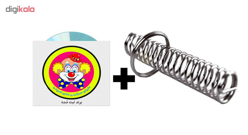 ابزار شعبده بازی دنیای سرگرمی های کمیاب طرح حلقه و فنر جادویی مدل DSK1940