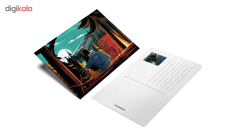 کارت پستال ماسا دیزاین طرح عشق کد postv81