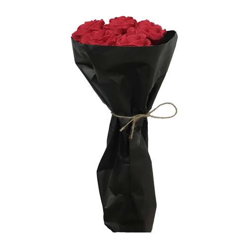 دسته گل مصنوعی طرح رز قرمز مدل Red Rose