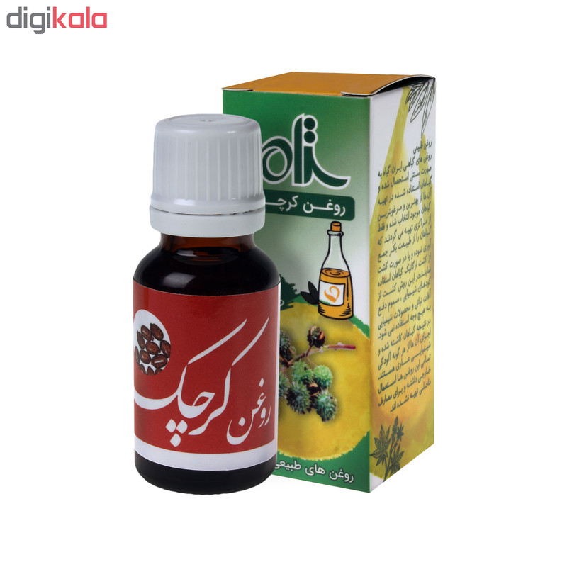 روغن بدن و مو ایران گیاه مدل کرچک حجم 20 میلی لیتر