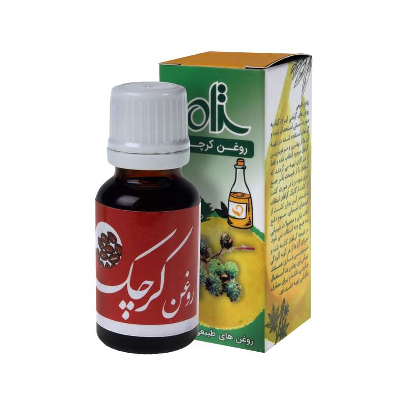 روغن بدن و مو ایران گیاه مدل کرچک حجم 20 میلی لیتر