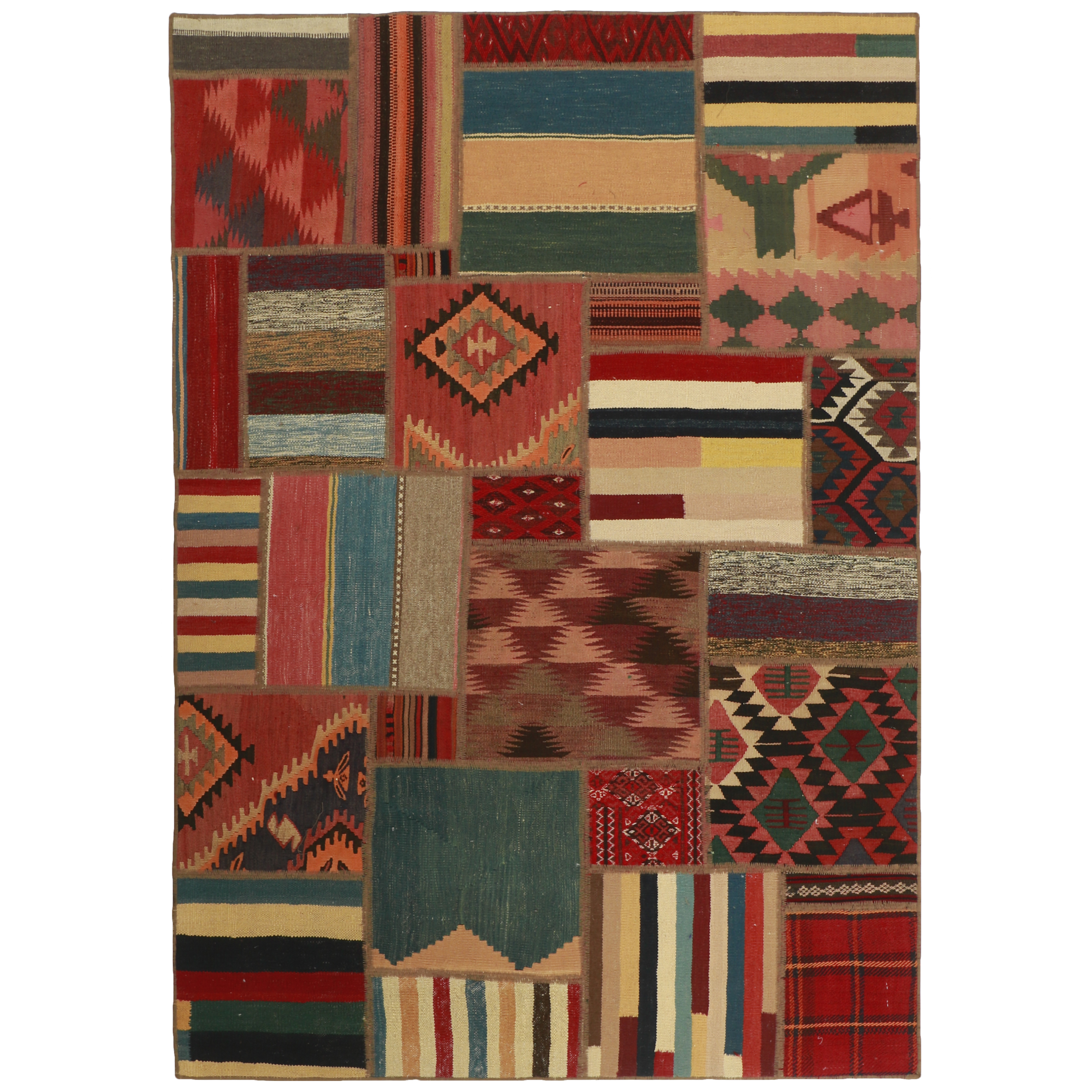 کلاژ گلیم دستبافت دو و نیم متری کد 486813