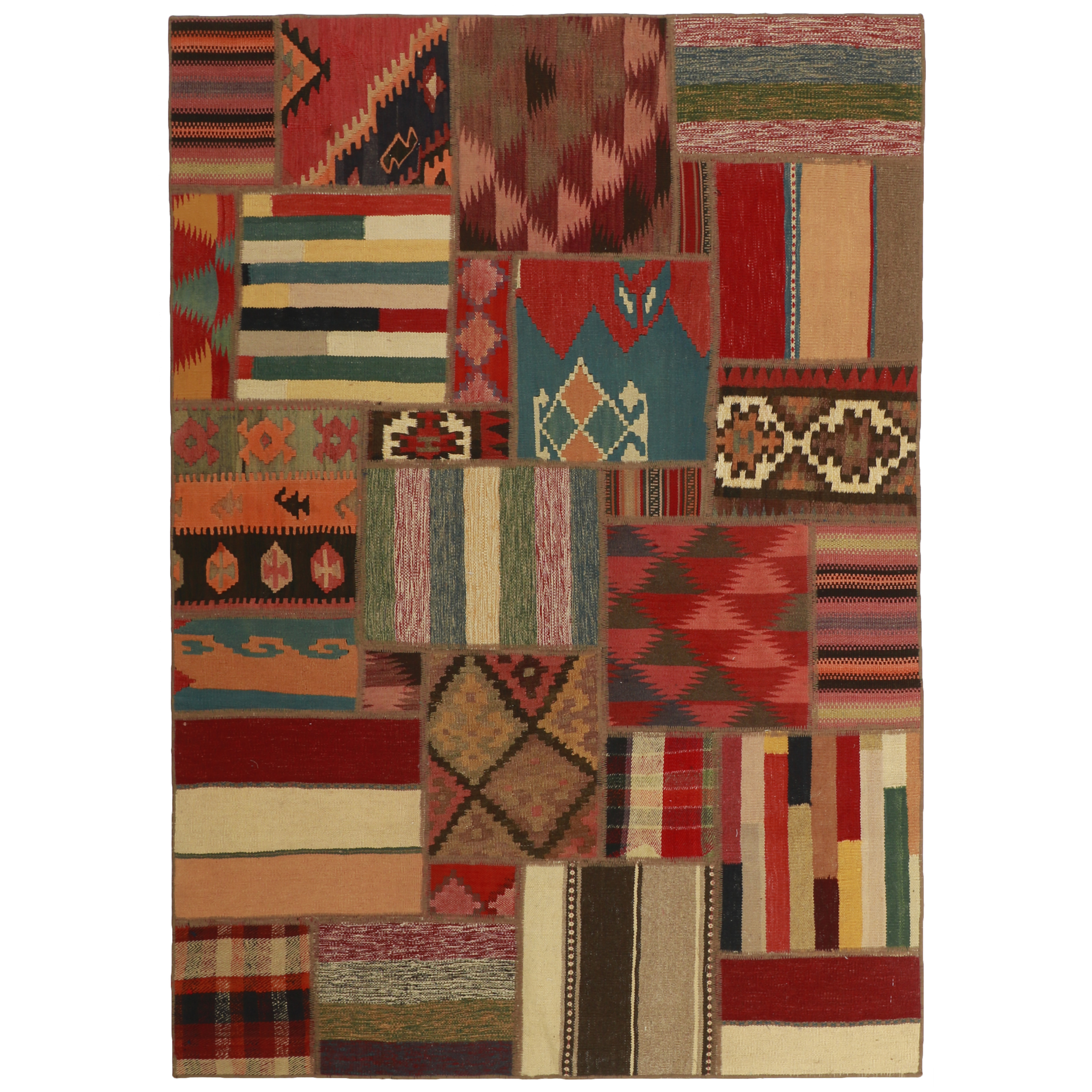 کلاژ گلیم دستبافت دو و نیم متری کد 486814