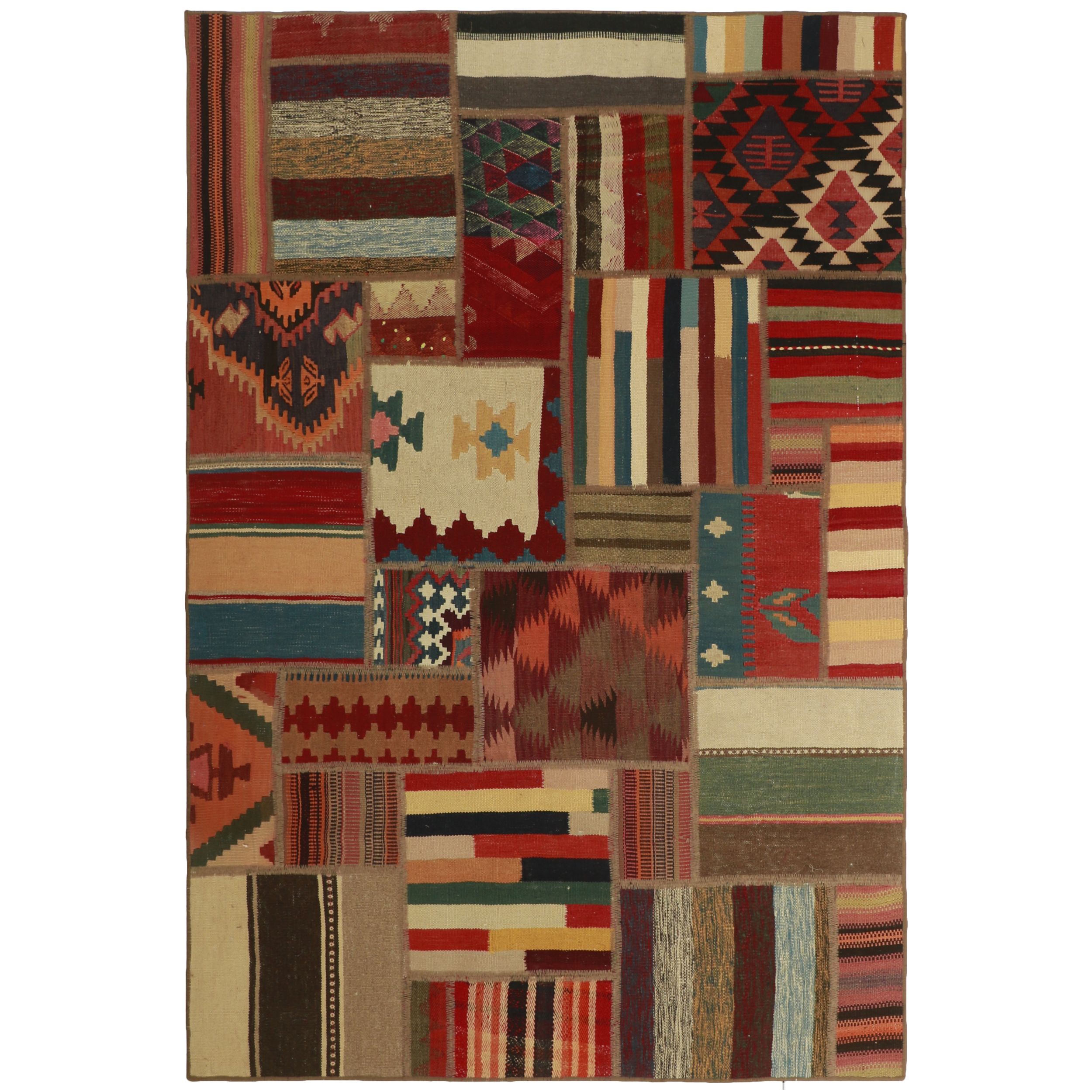 کلاژ گلیم دستبافت دو و نیم متری کد 486815