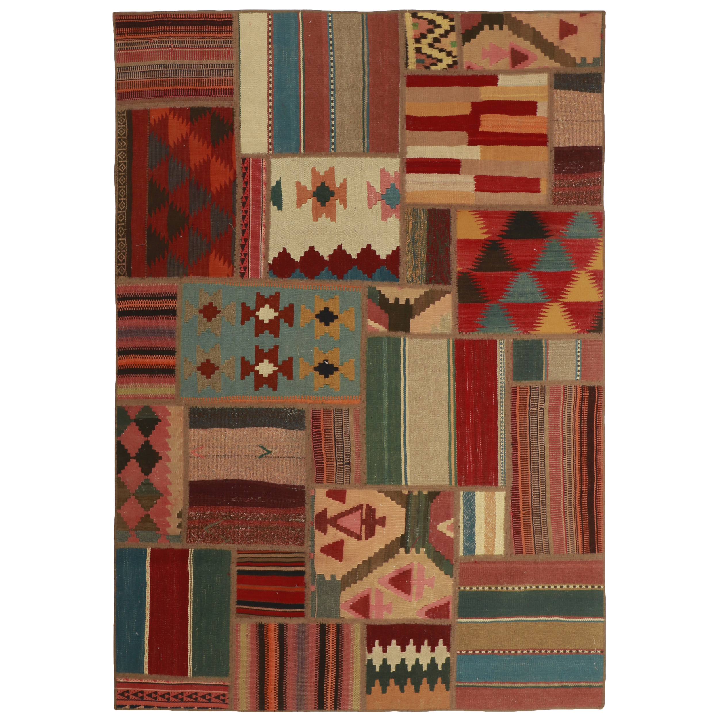 کلاژ گلیم دستبافت دو و نیم متری کد 486817