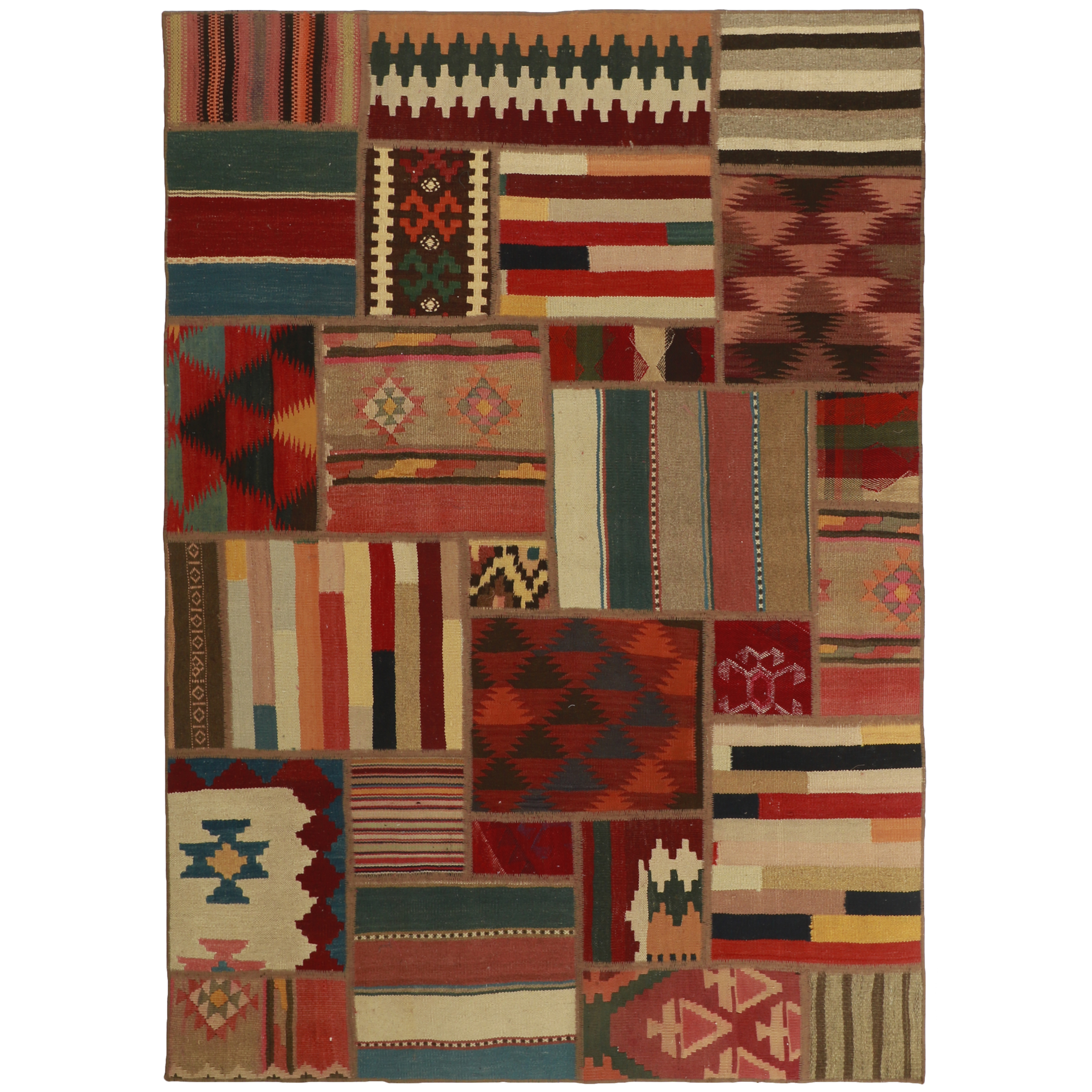 کلاژ گلیم دستبافت دو و نیم متری کد 486818