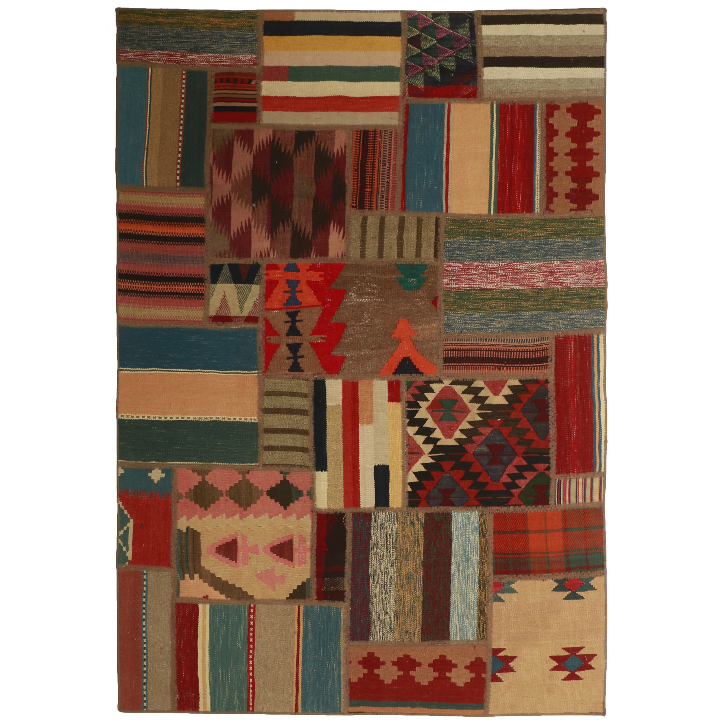 کلاژ گلیم دستبافت دو و نیم متری کد 486819