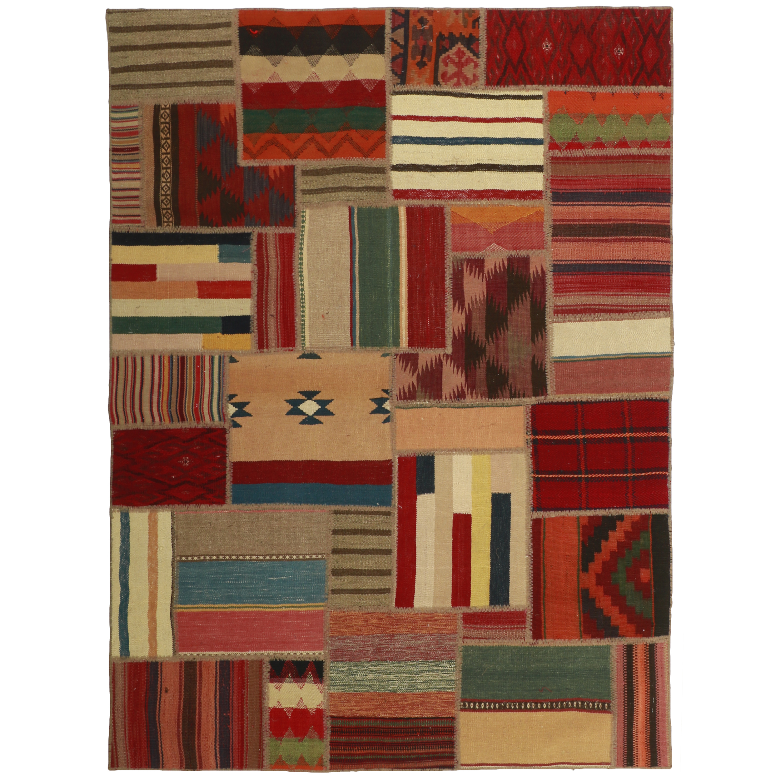 کلاژ گلیم دستبافت دو و نیم متری کد 486820