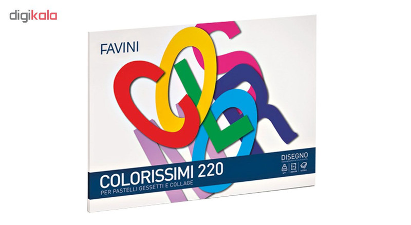 مقوا رنگی فاوینی مدل colorissimi220 سایز 33x24 سانتی متر بسته 16 عددی مقوا رنگی فاوینی مدل colorissimi220 سایز 33x24 سانتی متر بسته 16 عددی
