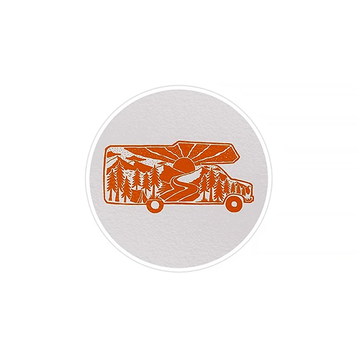 استیکر لپ تاپ ماسا دیزاین طرح کمپ مدل STK339