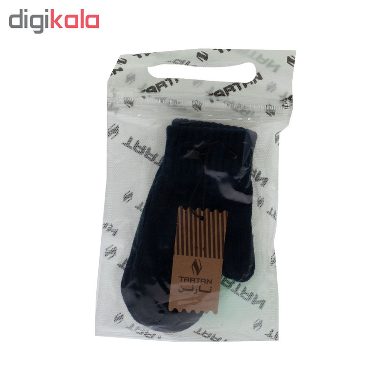 دستکش تارتن کد 88001 رنگ آبی نفتی