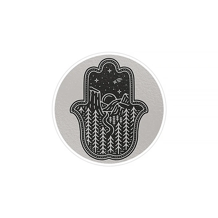 استیکر لپ تاپ ماسا دیزاین طرح همسا مدل STK344