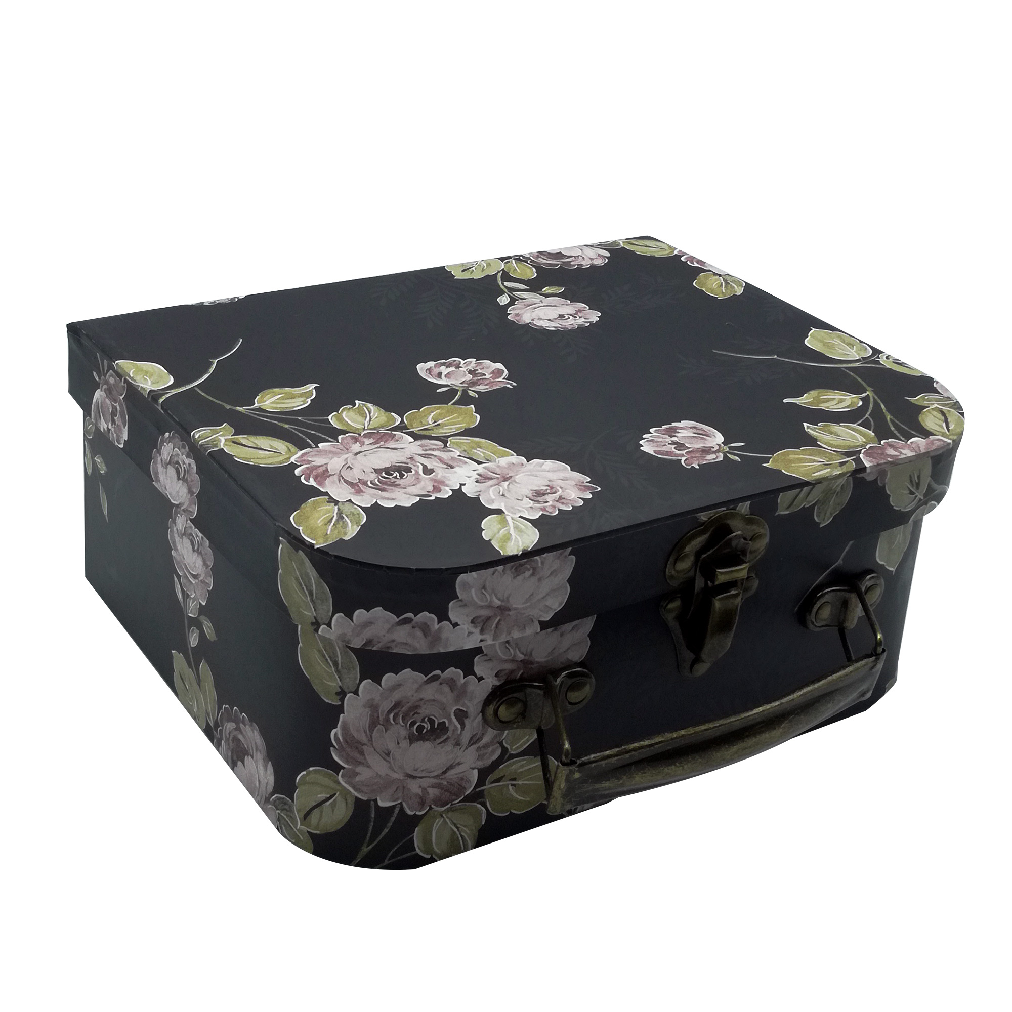  جعبه هدیه طرح گل و برگ کد 06