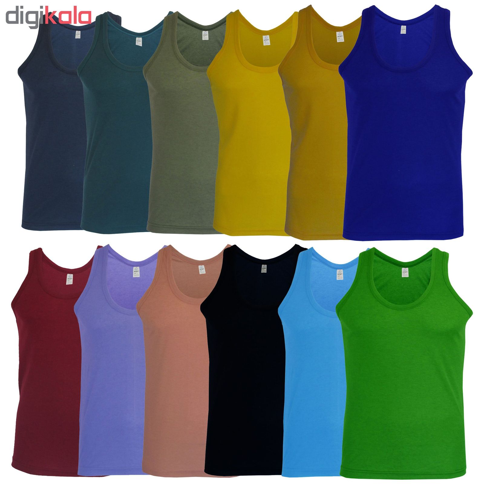 زیرپوش مردانه حجت کد Ves-20370 رنگ مشکی -  - 12